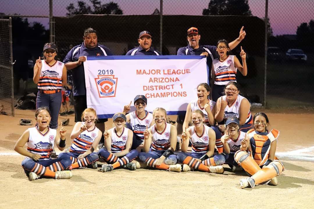 2019 Softball Little League Majors All-Stars win district